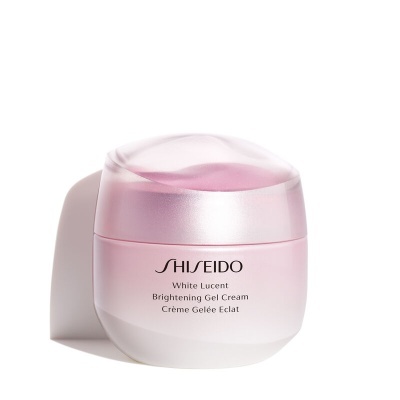 Frasco de creme Shiseido White Lucent Brightening Gel Cream