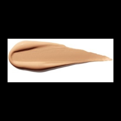 Produto cosmético creme bege claro em traço