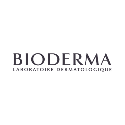 Logótipo da marca Bioderma em fundo branco