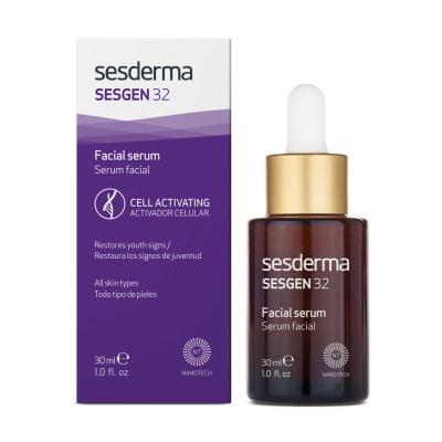 Frasco e caixa do sérum facial sesderma SESGEN 32