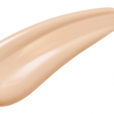 amostra de base líquida cor bege