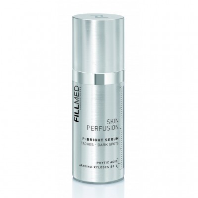 Frasco prateado de sérum FILLMED Skin Perfusion P-Bright