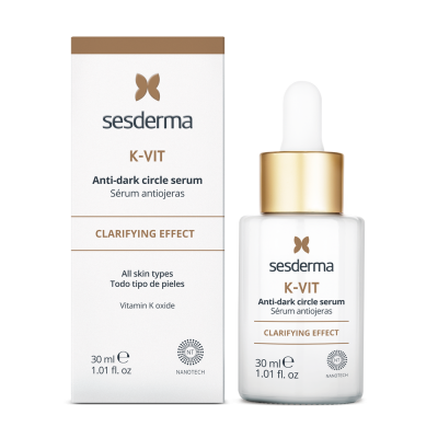 Frasco e caixa do serum anti-olheiras Sesderma K-VIT
