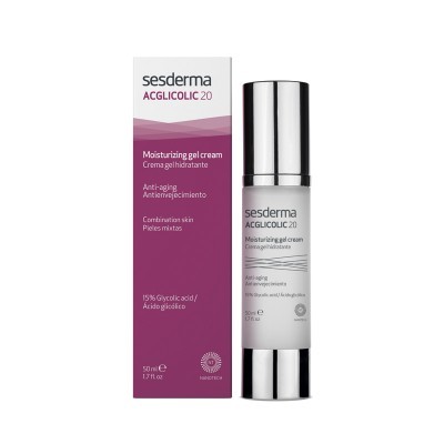 Produto creme em gel hidratante Sesderma ACGICOLIC 20 para peles mistas