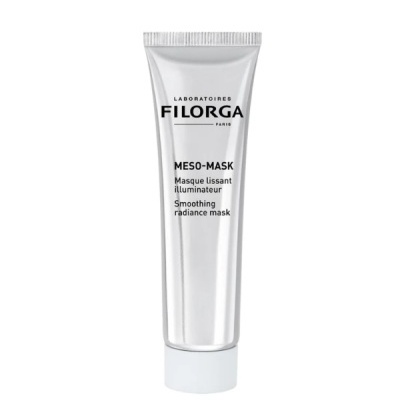 Tubo prateado de creme Filorga Meso-Mask com tampa branca