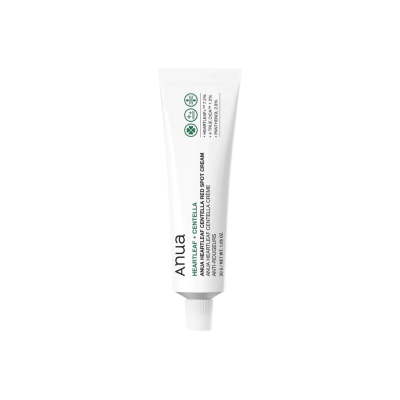 Tubo branco de creme para olhos Anua Heartleaf + Centella