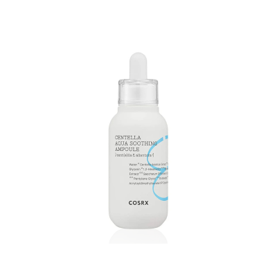 Frasco branco com conta-gotas transparente COSRX Centella Aqua Soothing Ampoule