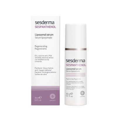 Serum lipossomal Sesderma SespantheNol em frasco branco com caixa