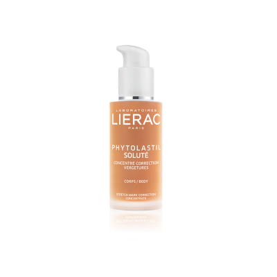 Frasco de concentrado para correção de estrias Lierac Phytolastil Soluté, cor bege com doseador branco