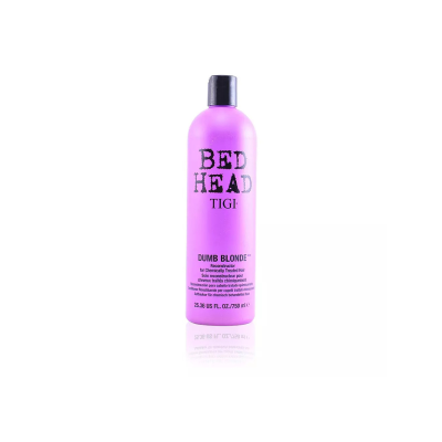 Frasco roxo Bed Head TIGI Dumb Blonde