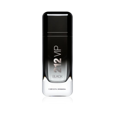 Frasco de perfume 212 VIP Black Carolina Herrera preto degradê