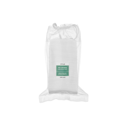 Pacote transparente de tampas plásticas brancas com etiqueta ANUA