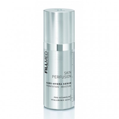 Frasco prateado de sérum hidratante FILLMED Skin Perfusion