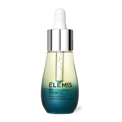 Frasco de óleo facial Elemis Pro-Collagen Marine Oil com conta-gotas