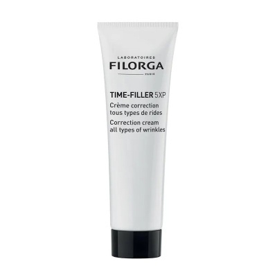 Tubo branco do creme FILORGA TIME-FILLER 5XP para correção de rugas