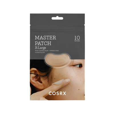 Embalagem de adesivos para a pele COSRX Master Patch X-Large com 10 unidades
