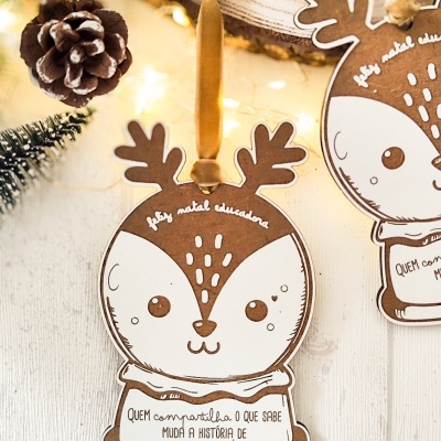 Pendente&#x20;Natal&#x20;Rena&#x20;&#x1F98C;