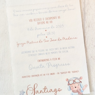 Convite&#x20;Ursinho&#x20;aviador&#x20;&#x1F43B;