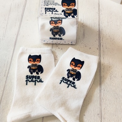 Meias&#x20;personalizadas&#x20;mini&#x20;Batman&#x20;&#x1F9B8;