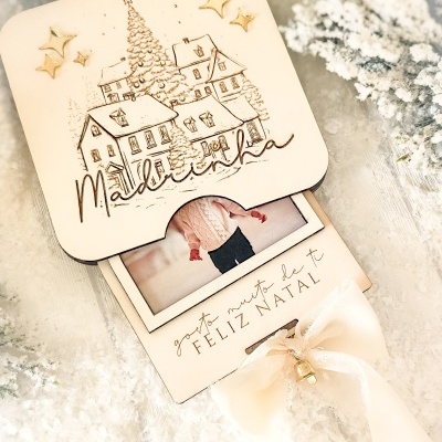 Envelope&#x20;madeira&#x20;com&#x20;foto&#x20;&#x2728;