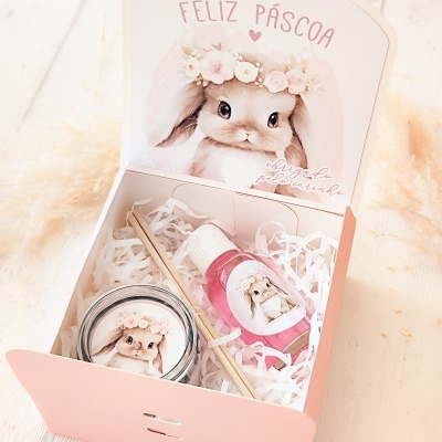 Mini-box&#x20;Flower&#x20;Pink&#x20;Bunny&#x20;Home&#x20;&#x2661;