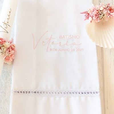 Toalha&#x20;de&#x20;Batismo&#x20;bordada&#x20;&#x2728;