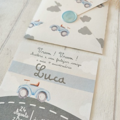 Convite&#x20;VROOM&#x20;VROOM&#x20;&#x1F697;