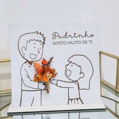 Placa&#x20;Padrinho&#x20;&#x1F430;