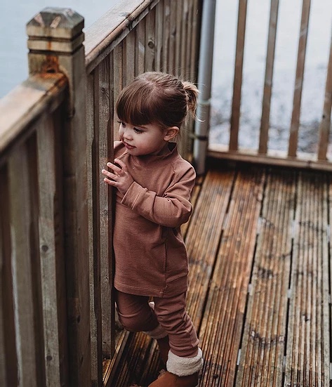 CONJUNTO FATO TREINO ALGODÃO ORGÂNICO - LITTLE DOT TO DOT