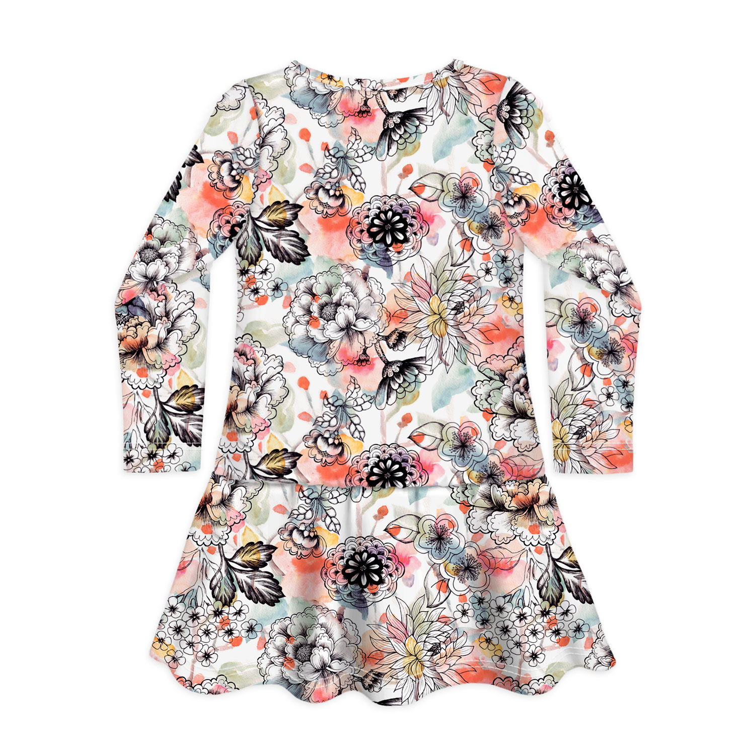 VESTIDO MANGA COMPRIDA - DREAM A LITTLE DREAM OF ME - SLEEP NO MORE