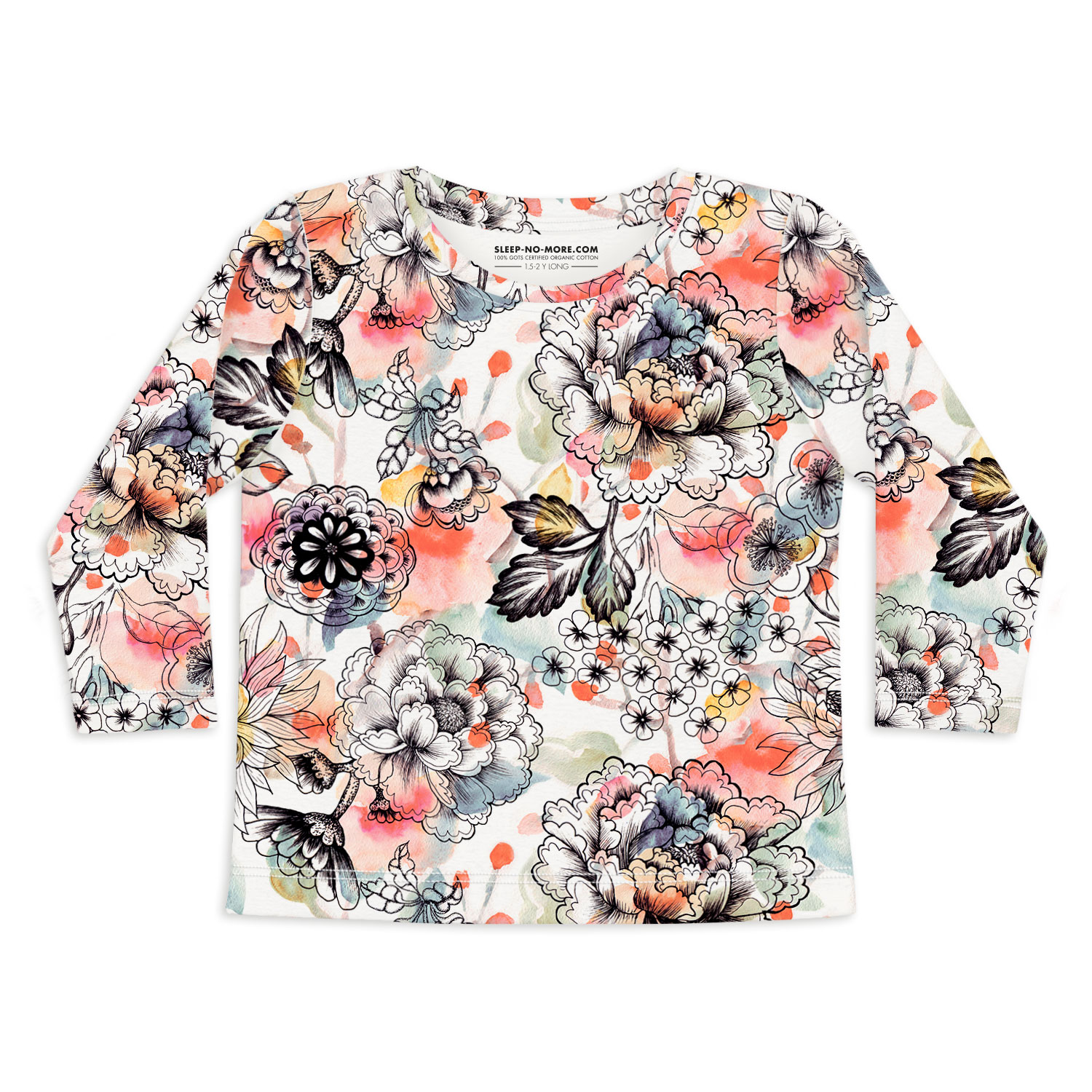 T-SHIRT MANGA COMPRIDA - DREAM A LITTLE DREAM OF ME - SLEEP NO MORE