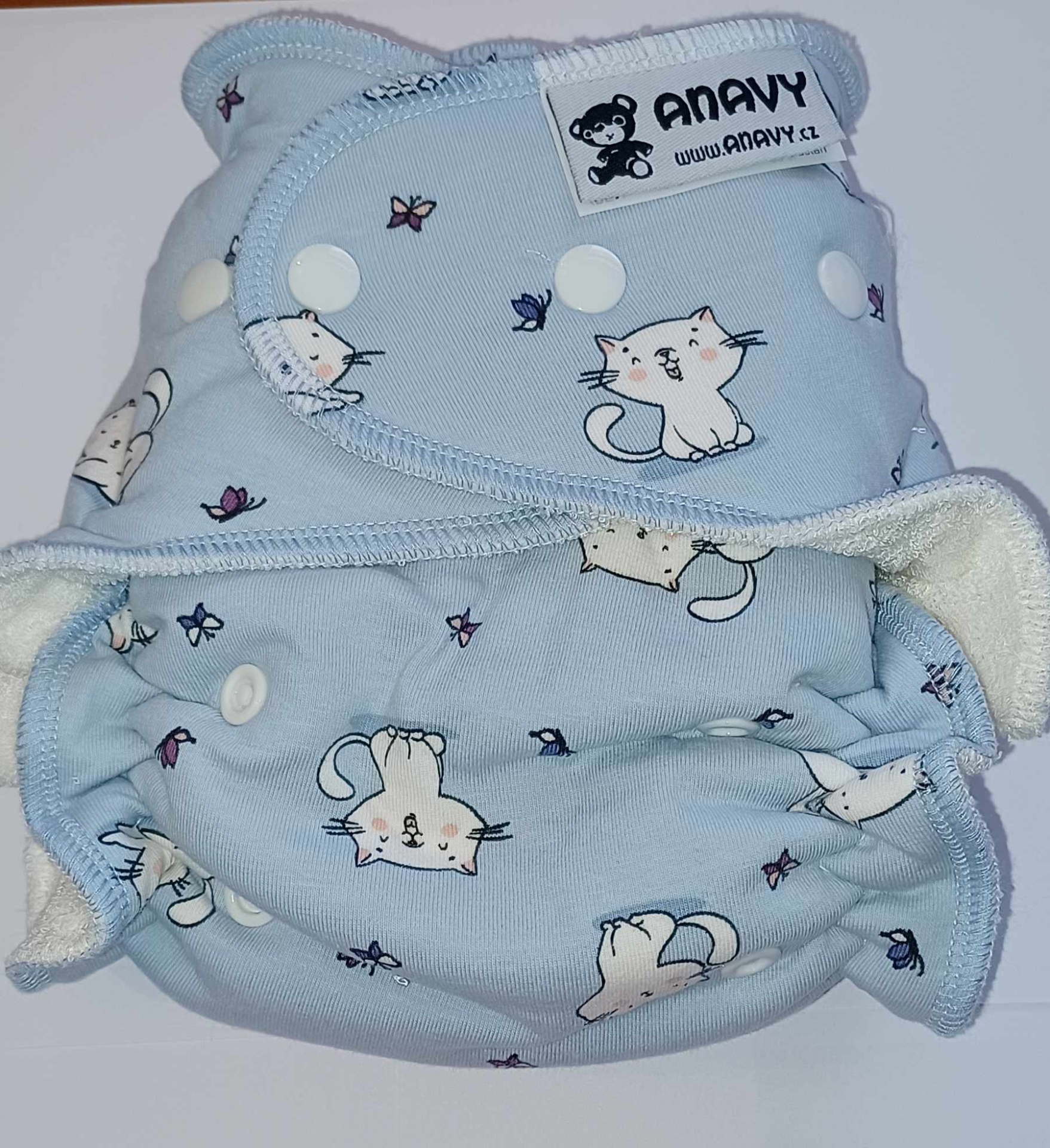 FRALDA REUTILIZÁVEL AJUSTADA TAMANHO ÚNICO - MOLAS - ANAVY