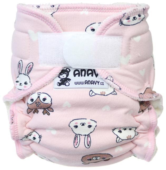 FRALDA REUTILIZÁVEL AJUSTADA RECEM-NASCIDO - VELCRO - ANAVY