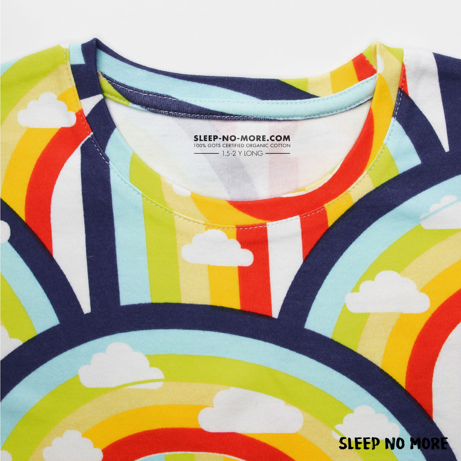 T-SHIRT MANGA COMPRIDA - SOMEWHERE OVER THE RAINBOW - SLEEP NO MORE