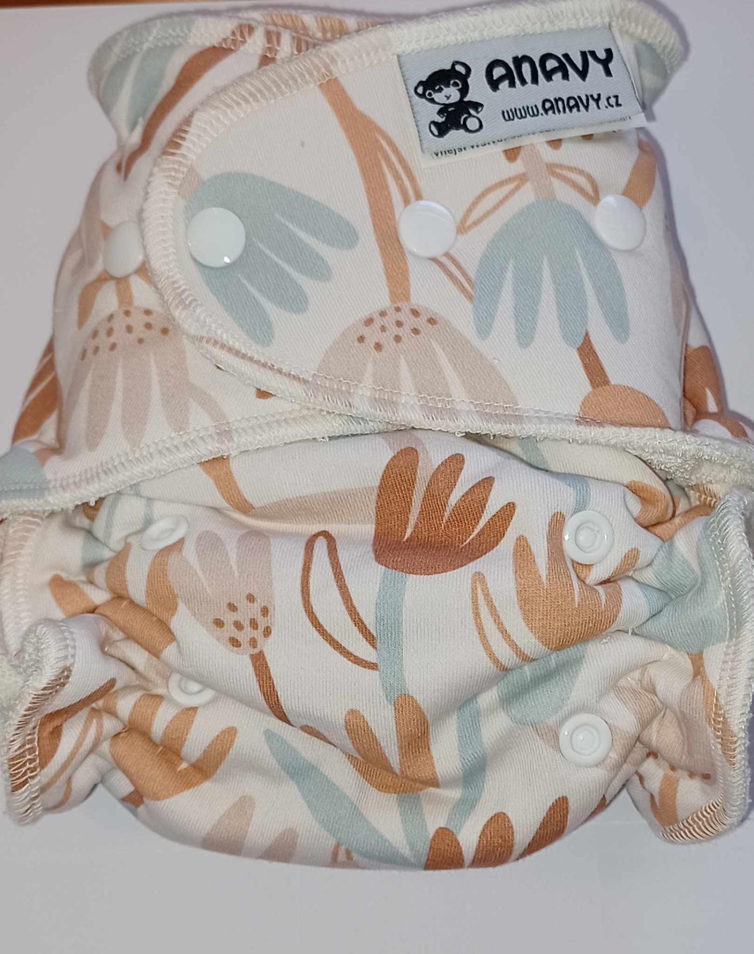FRALDA REUTILIZÁVEL AJUSTADA TAMANHO ÚNICO - MOLAS - ANAVY