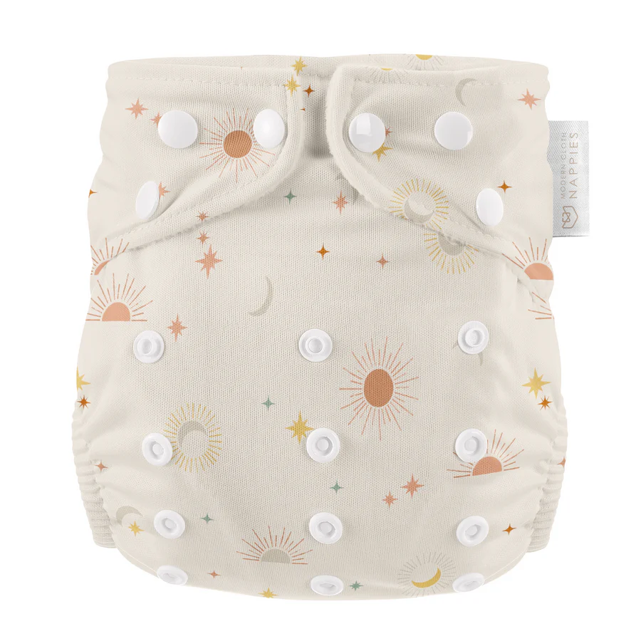 FRALDA REUTILIZÁVEL TUDO-EM-UM PEARL POCKET TAMANHO ÚNICO - MODERN CLOTH NAPPIES