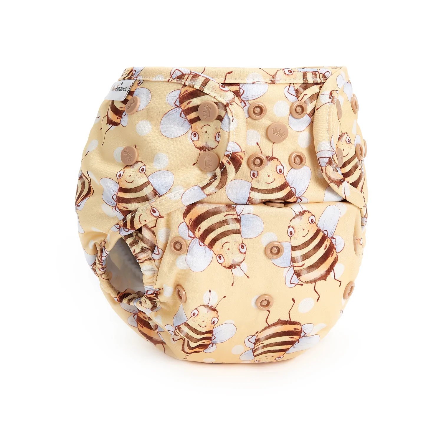 FRALDA REUTILIZÁVEL BOLSO/AIO/AI2 TAMANHO ÚNICO ORIGINAL 3 EM 1 (3-18KG) MOLAS - FUDGEY PANTS