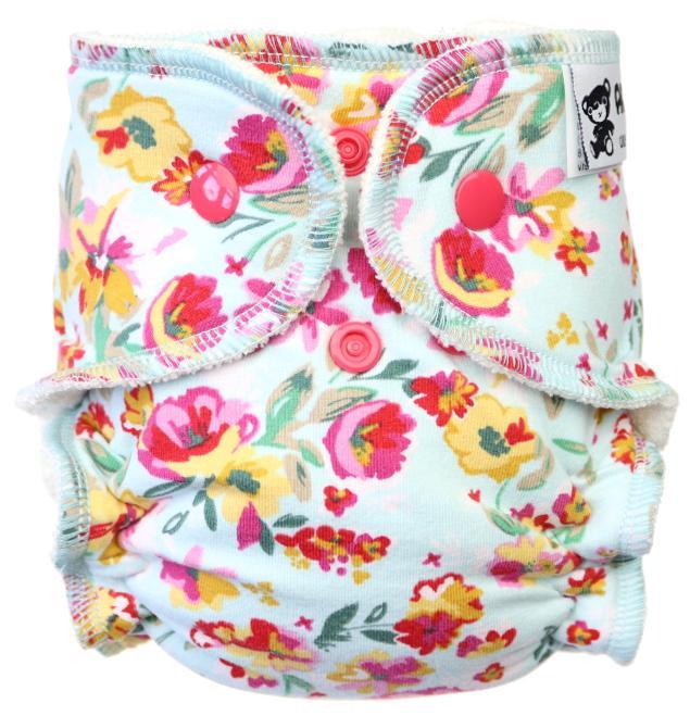 FRALDA REUTILIZÁVEL AJUSTADA RECÉM-NASCIDO - MOLAS - ANAVY