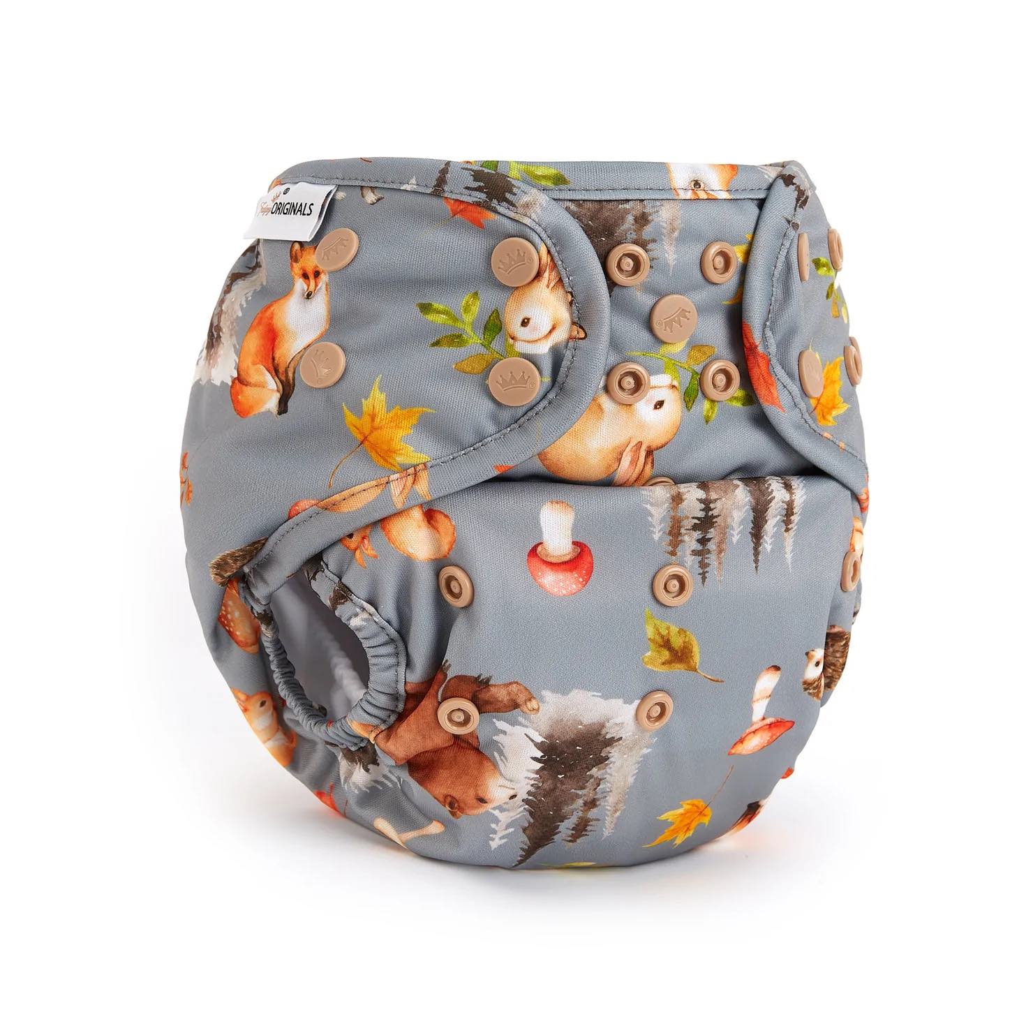 FRALDA REUTILIZÁVEL BOLSO/AIO/AI2 TAMANHO ÚNICO ORIGINAL 3 EM 1 (3-18KG) MOLAS - FUDGEY PANTS