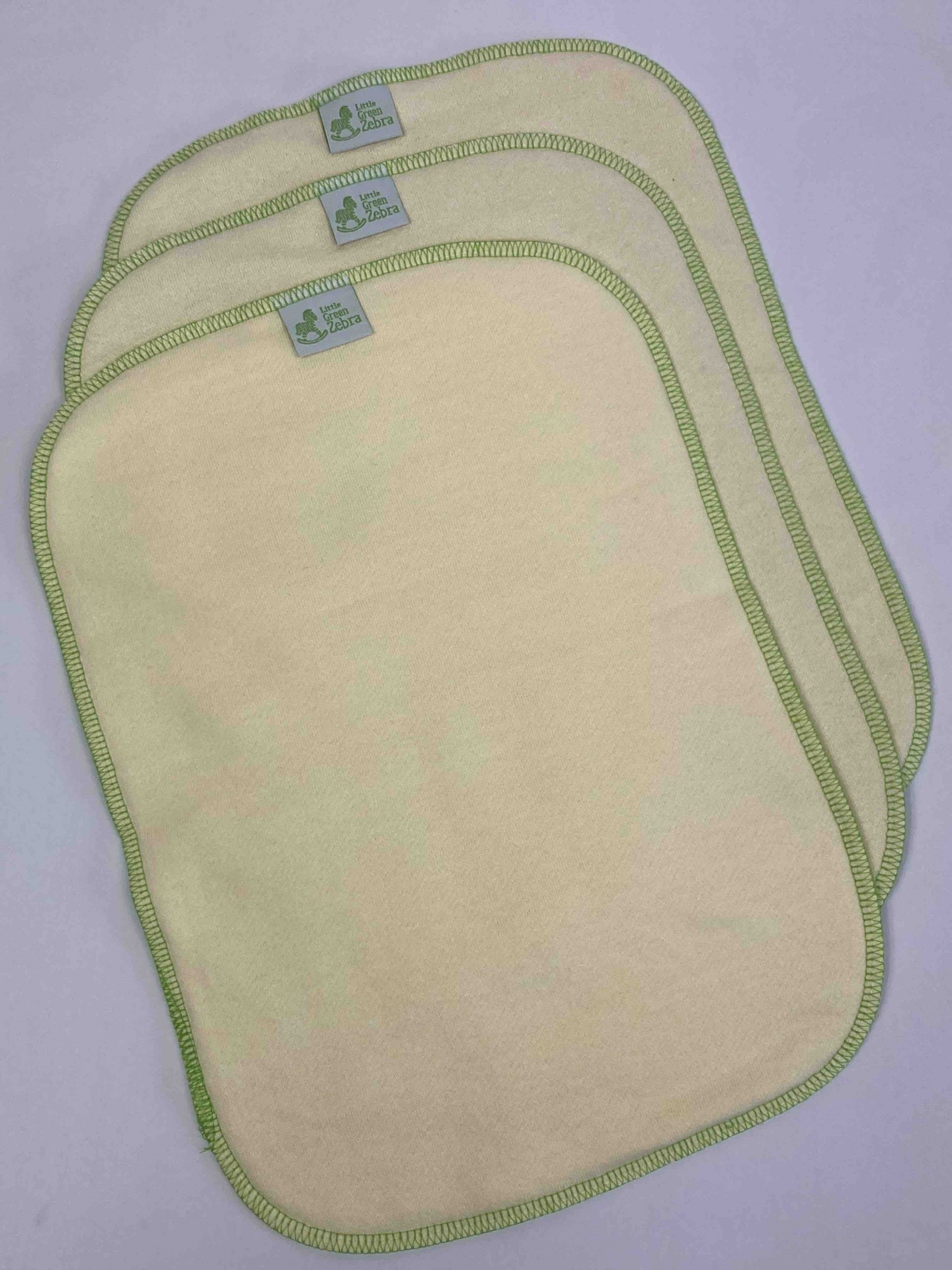 ABSORVENTE PLANO DE 3 CAMADAS DE CÂNHAMO - LITTLE GREEN ZEBRA