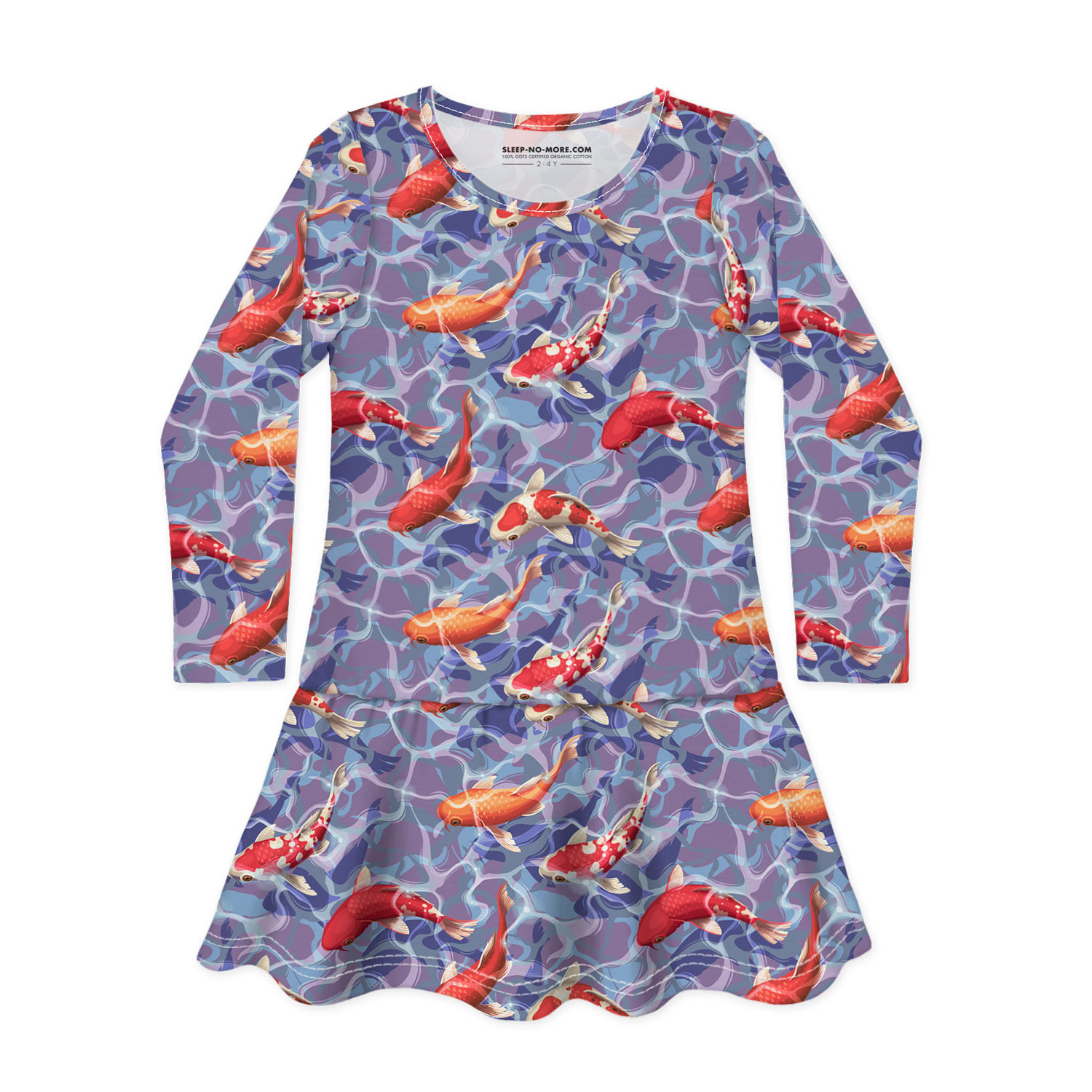 VESTIDO MANGA COMPRIDA - DON'T BE KOI - SLEEP NO MORE