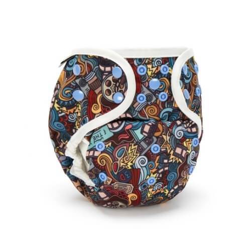 FRALDA REUTILIZÁVEL BOLSO/AIO/AI2 TAMANHO ÚNICO ORIGINAL 3 EM 1 (3-18KG) MOLAS - FUDGEY PANTS