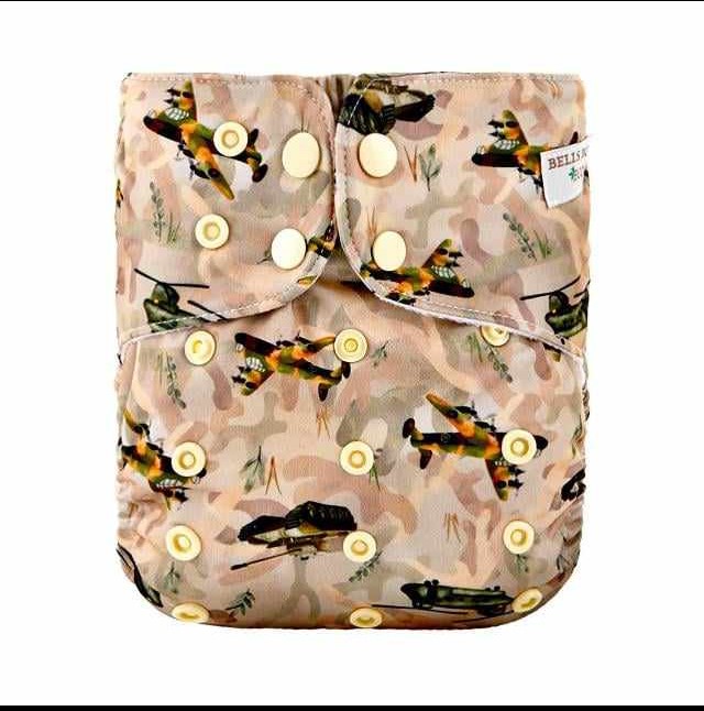 FRALDA REUTILIZÁVEL BOLSO "LUXURY VERSATILITY" TAMANHO ÚNICO - BELLS BUMZ