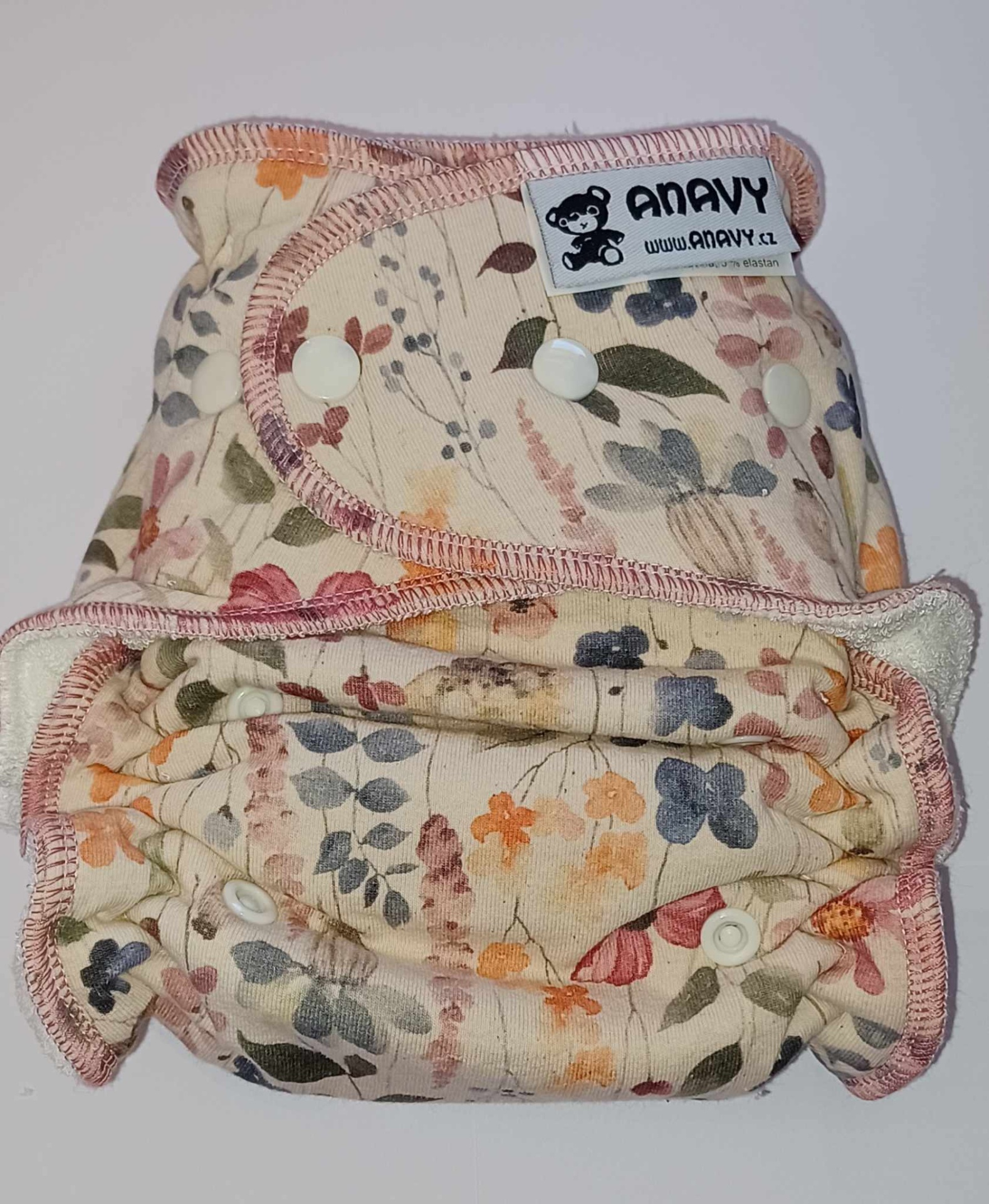 FRALDA REUTILIZÁVEL AJUSTADA TAMANHO ÚNICO - MOLAS - ANAVY