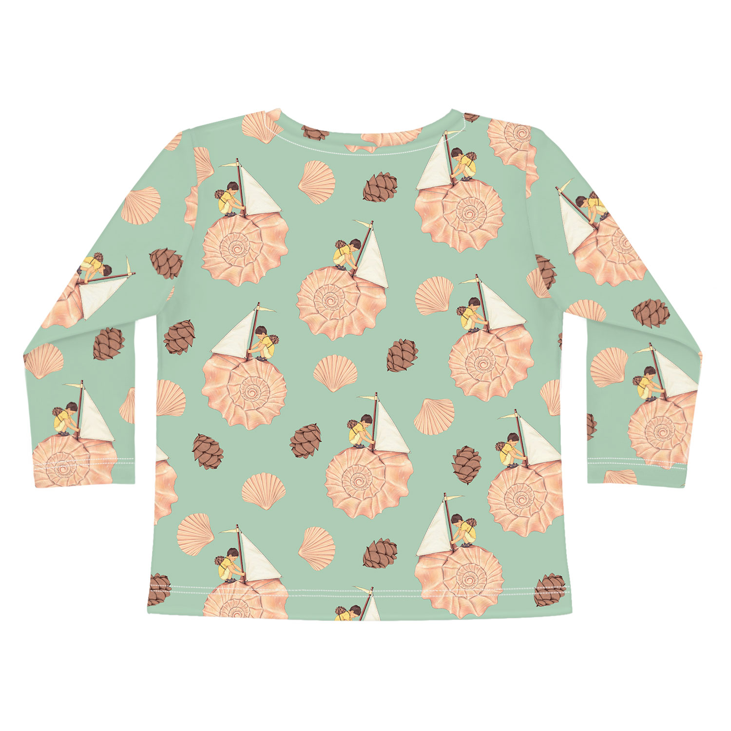 T-SHIRT MANGA COMPRIDA - AND THE WALLS BECAME THE WORLD ALL AROUND - SLEEP NO MORE