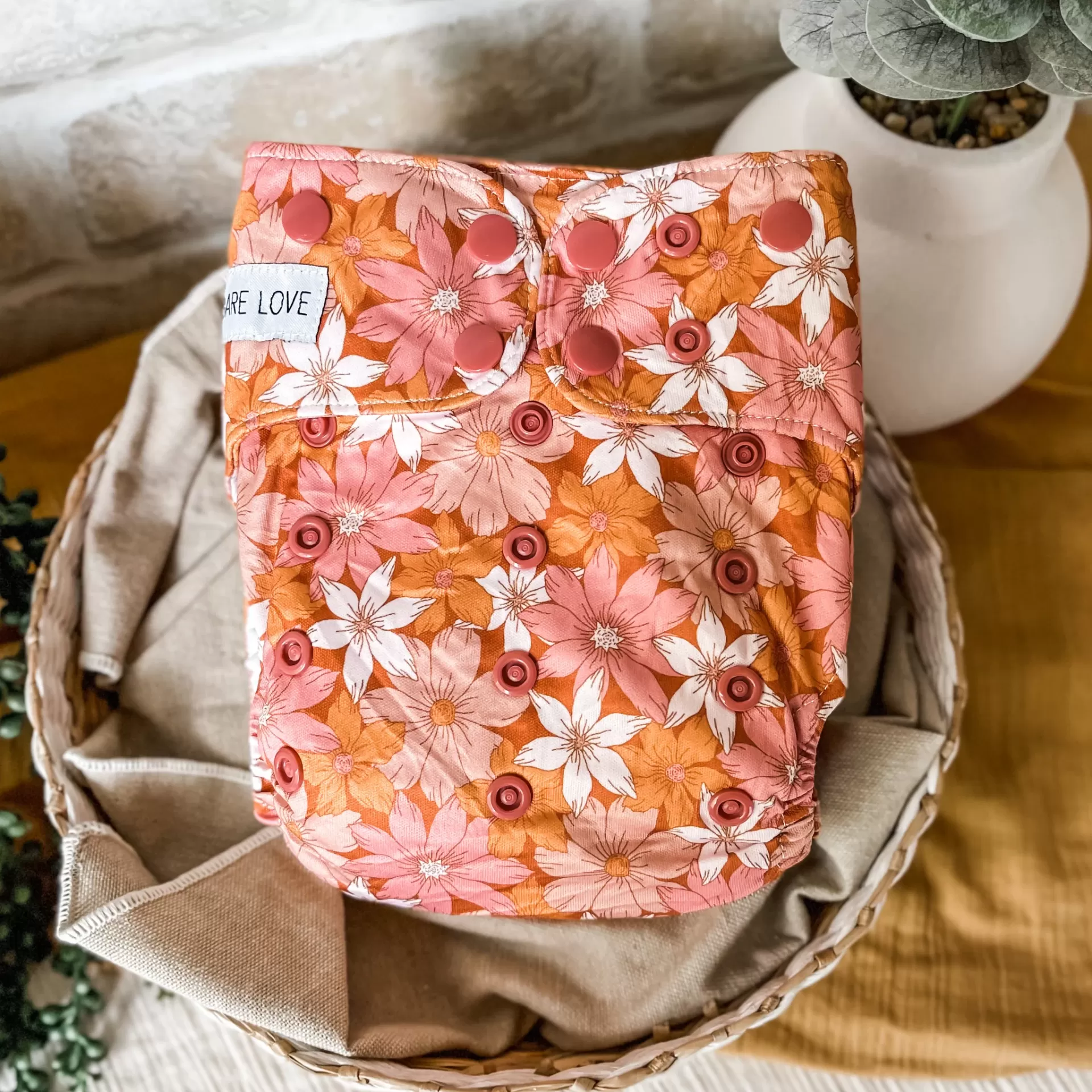 FRALDA REUTILIZÁVEL BOMPROF NIGHTPROOF TAMANHO ÚNICO MOLAS - BARE LOVE