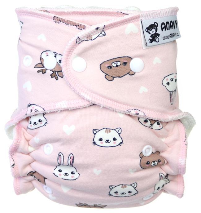 FRALDA REUTILIZÁVEL AJUSTADA TAMANHO ÚNICO - MOLAS - ANAVY