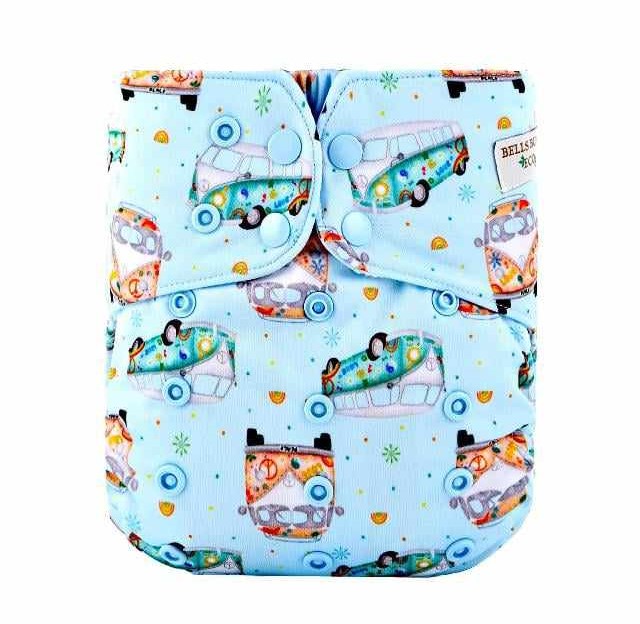 FRALDA REUTILIZÁVEL BOLSO "LUXURY VERSATILITY" TAMANHO ÚNICO - BELLS BUMZ