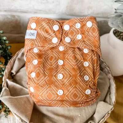 FRALDA REUTILIZÁVEL BOMPROF NIGHTPROOF TAMANHO ÚNICO MOLAS - BARE LOVE