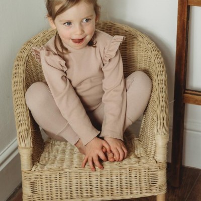 CONJUNTO MENINA ALGODÃO ORGÂNICO - LITTLE DOT TO DOT